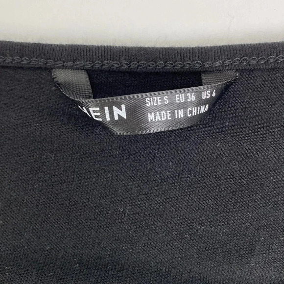 3/$15 Basic casual tie back long sleeve round neck scoop crop neck top small - Picture 5 of 13